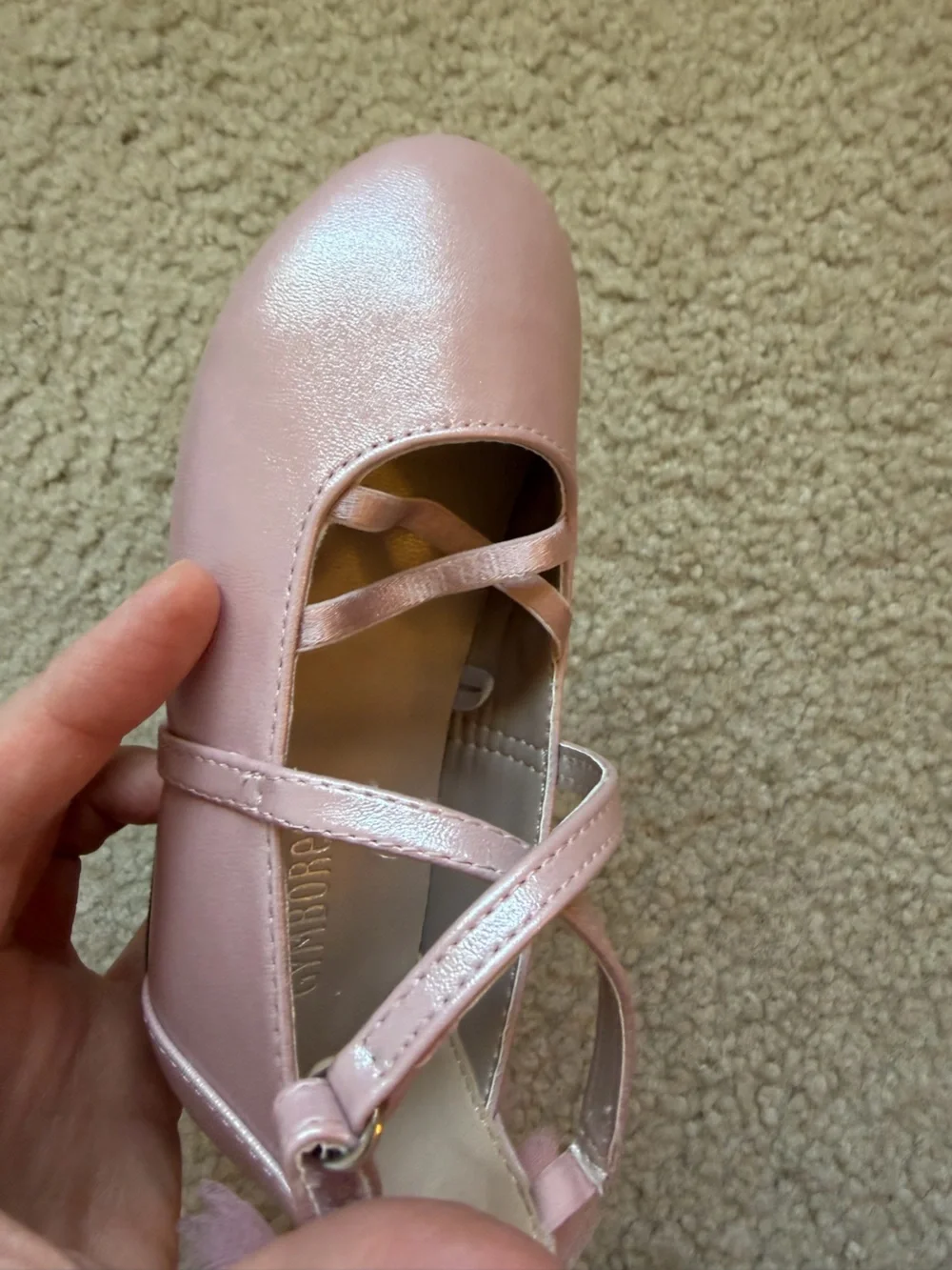 Gymboree Ballet Inspired Shoes with Bow Size 8